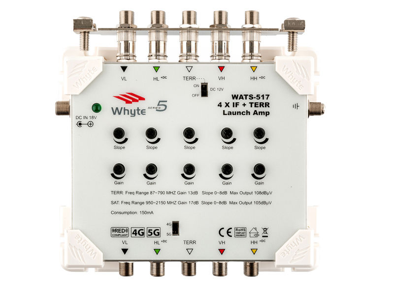 Whyte Series 5 WATS 517 Launch Amp 4 SAT 17dB TERR 13dB