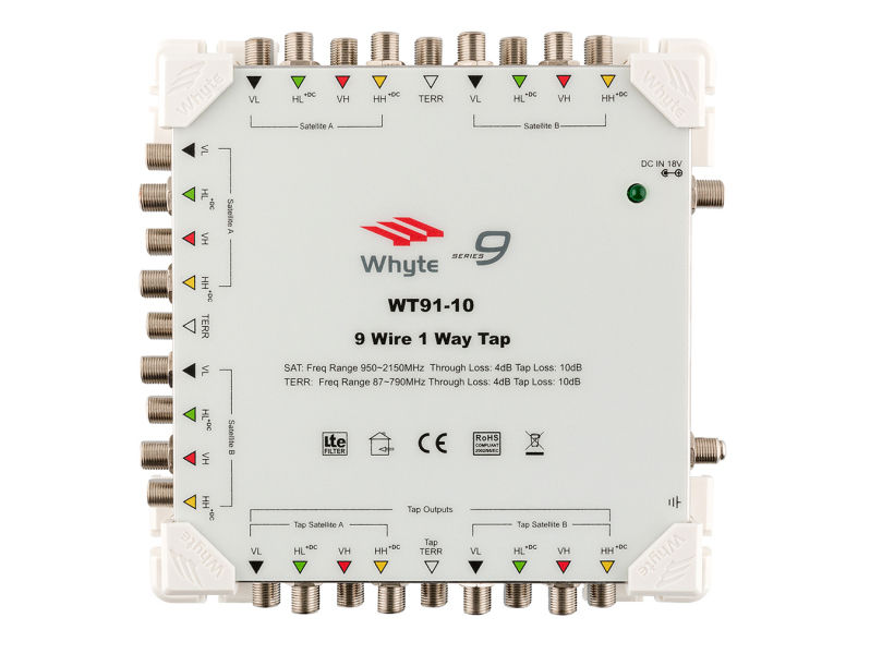 Whyte Series 9 WT91-10 9 Wire 1-Way 10dB Tap