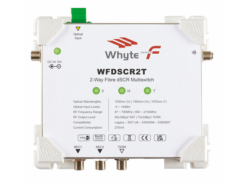 Whyte Series F WFDSCR 2T Fibre Optic dSCR Multiswitch