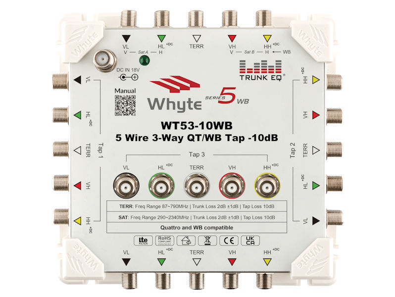Whyte Series 5WB WT53 10WB QT & WB 5 wire 3 Way 10db Tap
