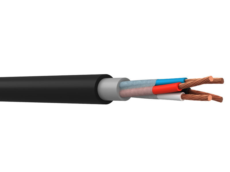 WEBRO 4x1.5mm DUCT GRADE SPEAKER CABLE *BLACK* CPR Class FCA (Per-M)