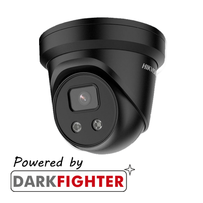 Hikvision AcuSense 4MP fixed lens Darkfighter turret camera with IR