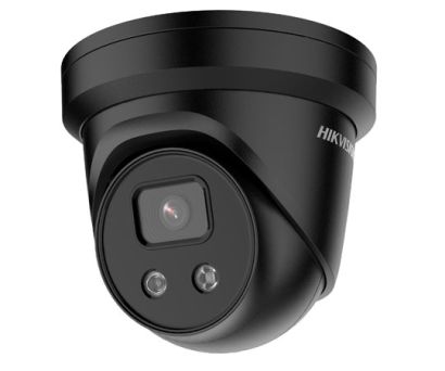 HikVision 8MP AcuSense DarkFighter Network Turret with Mic *BLACK*