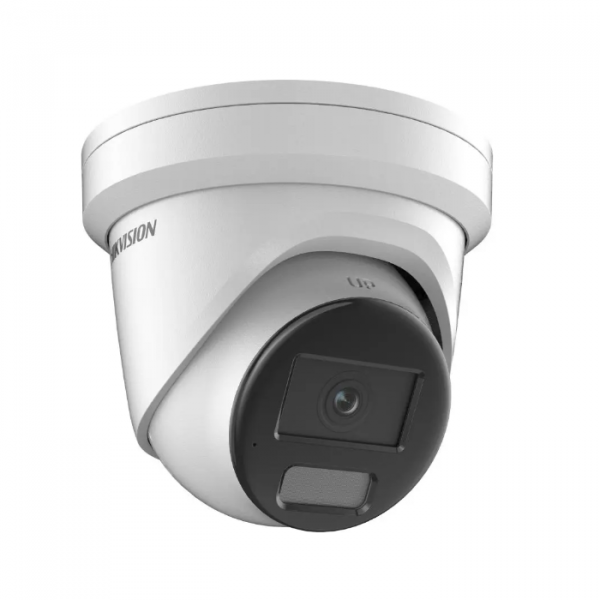 HikVision 8MP Hybrid Light ColorVu Network Turret with Mic *WHITE*