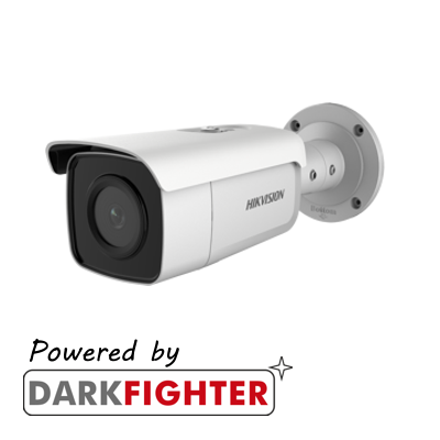HikVision 8MP AcuSense DarkFighter Network Bullet with IR-60M *WHITE*