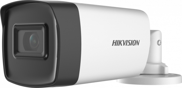 HikVision 5MP EXIR PoC/TVI Bullet with IR-40M *WHITE*