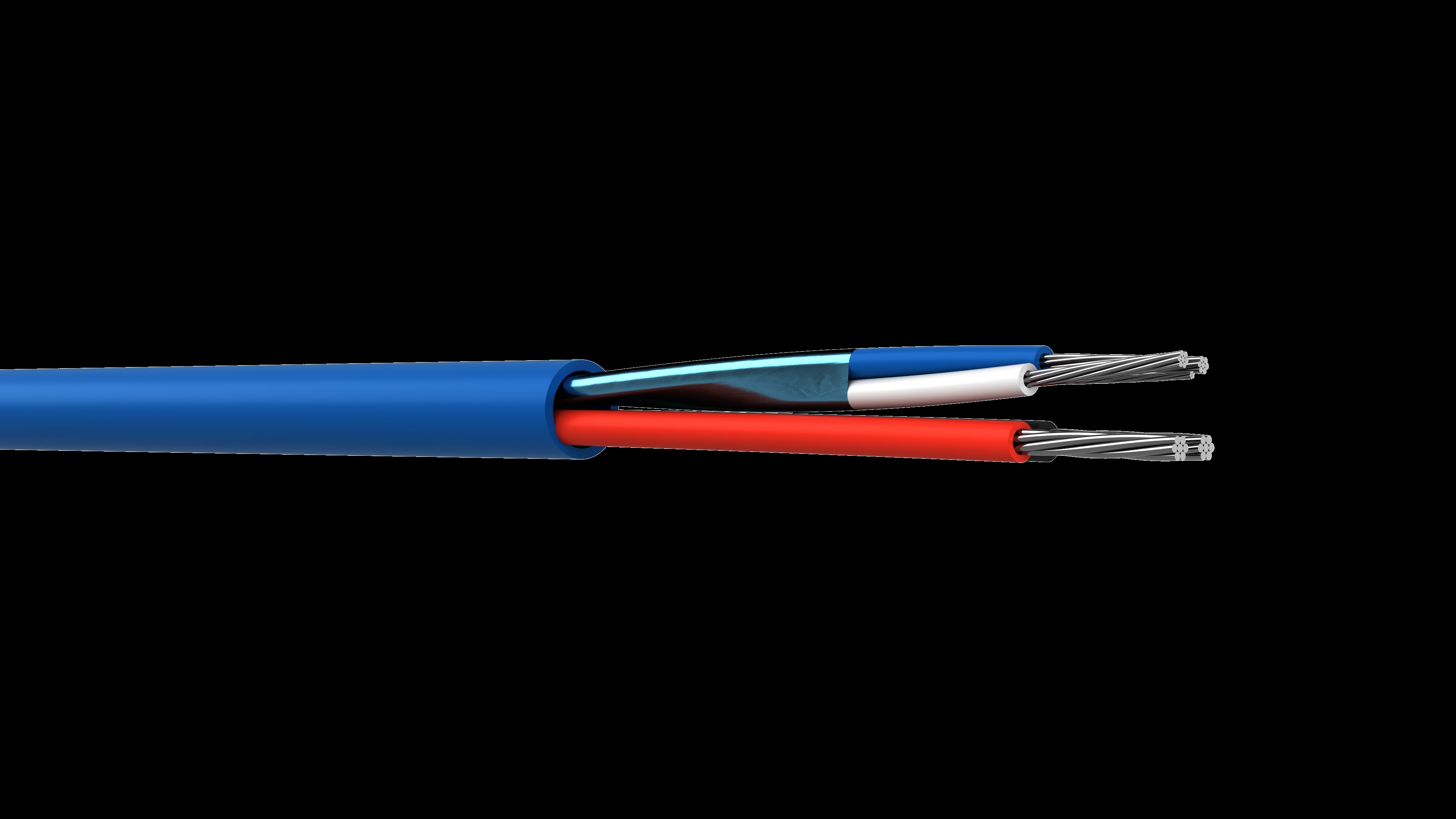 WEBRO 18/22 LSNH *BLUE* for Control4 Keypad (BELDEN), CPR Class ECA (Per-M)