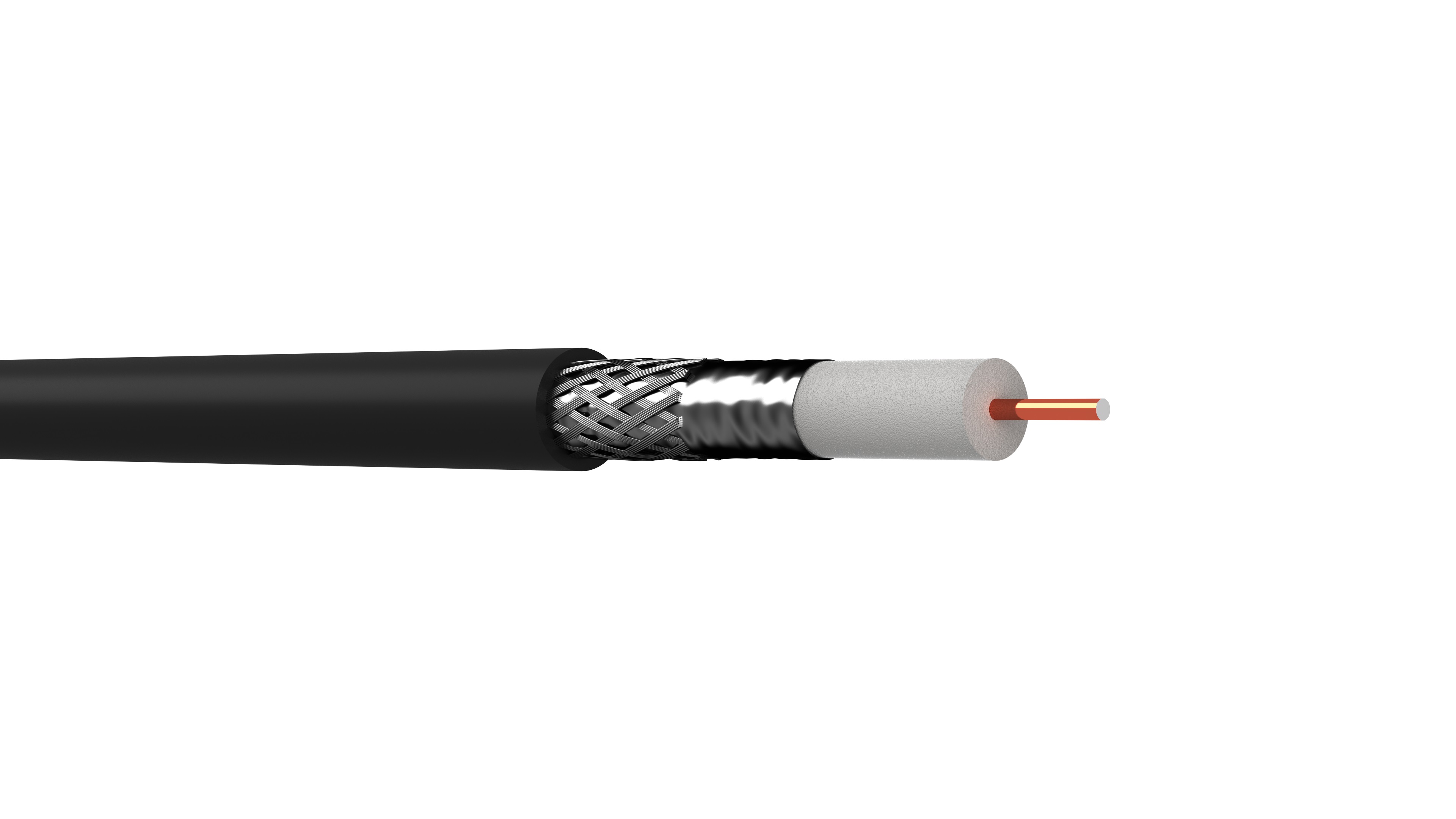 WEBRO RG6 COAX CCS PVC *BLACK* (100M) 75 Ohm, CPR Class ECA
