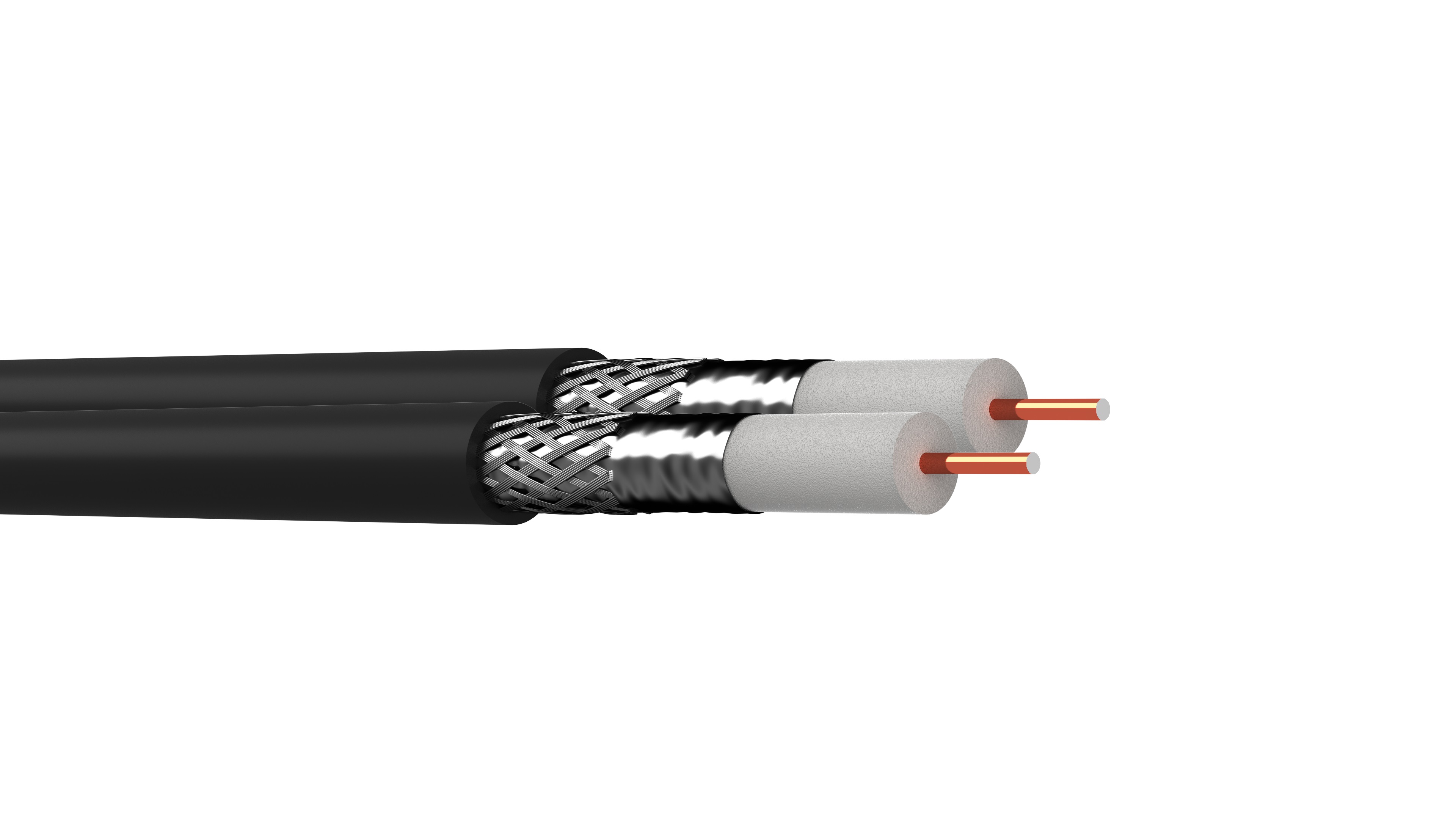 WEBRO WF65 TWIN CCS PVC *BLACK* (100M) 75 Ohm, CPR Class ECA