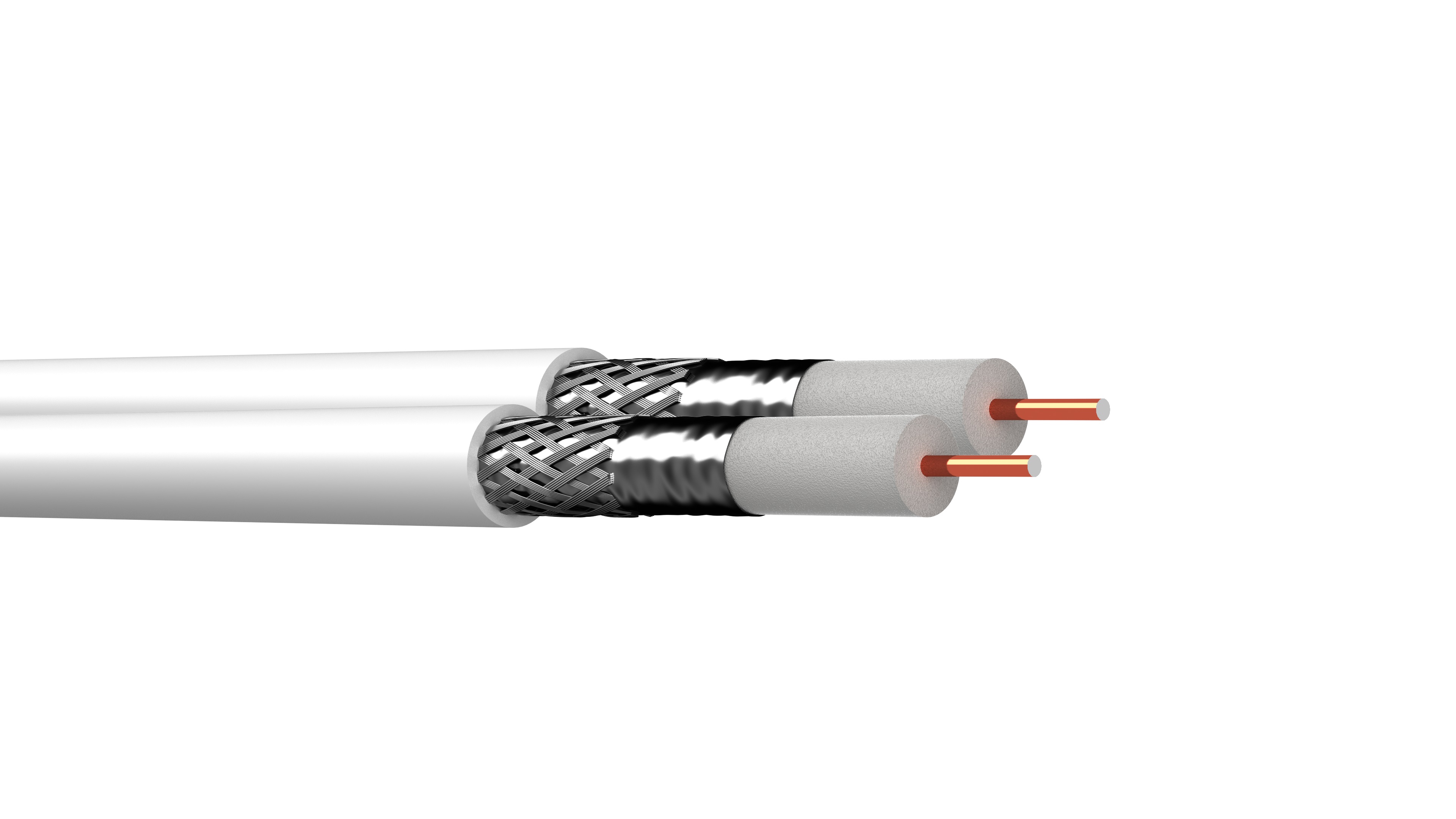 WEBRO WF65 TWIN CCS PVC *WHITE* (100M) 75 Ohm, CPR Class ECA