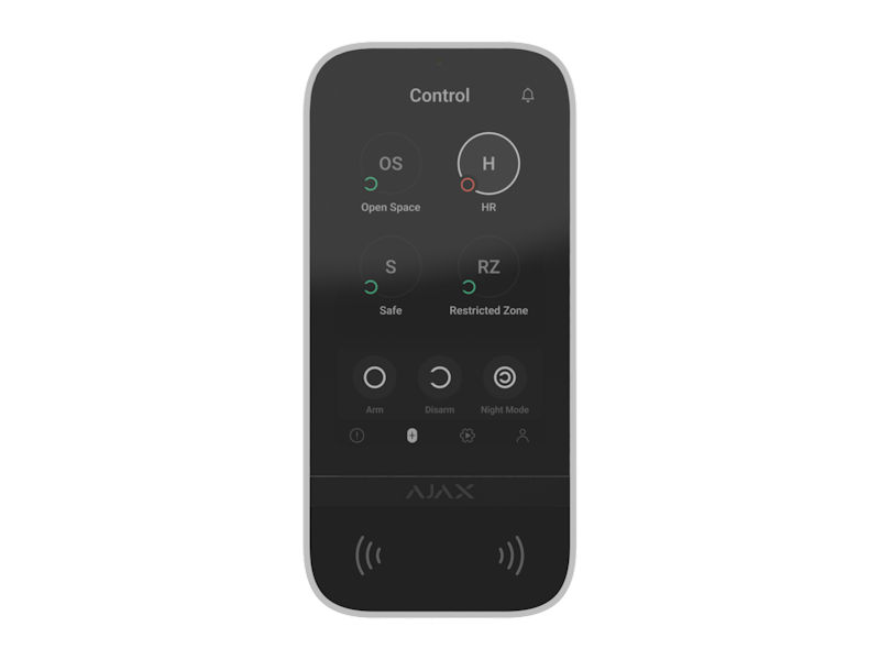Ajax KeyPad TouchScreen (8EU) *WHITE*