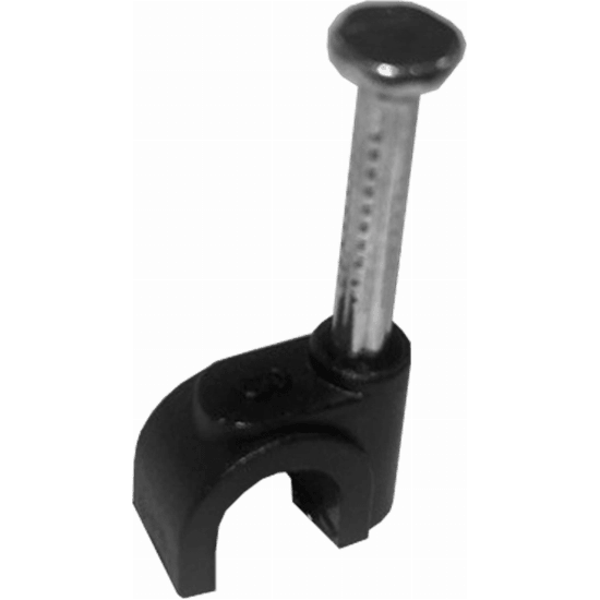 Blake 6mm/7mm UF *BLACK* ROUND CABLE CLIP (Box of 100)