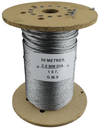 Blake 50m 0.8mm x 7 Strand Catenary Lashing Wire