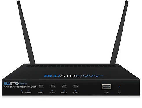Blustream Advanced Wireless Multi-Format Presentation Switch - 4 x HDMI, 1 x HDMI