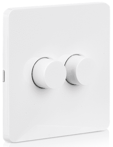 AOne Connect Control Two Gang Wireless Battery Dimmer