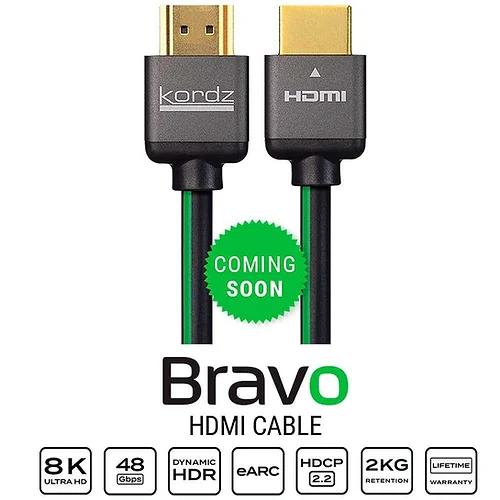Kordz Bravo Ultra High Speed HDMI (1.5M) Retail Box