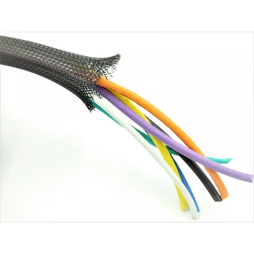 AllRack Braided Sleeving 10-21mm 25M Reel *BLACK*