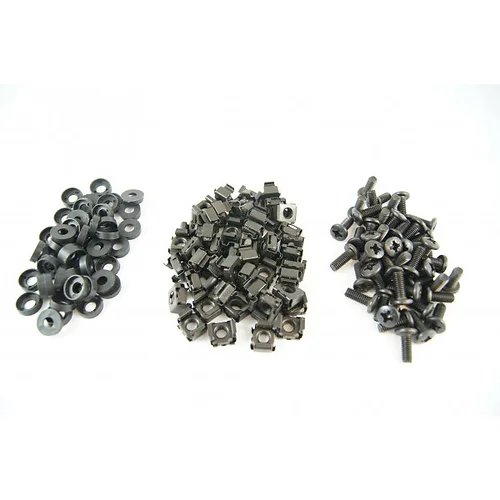 AllRack Nuts, 6mm Bolts & Washers x50 SILVER