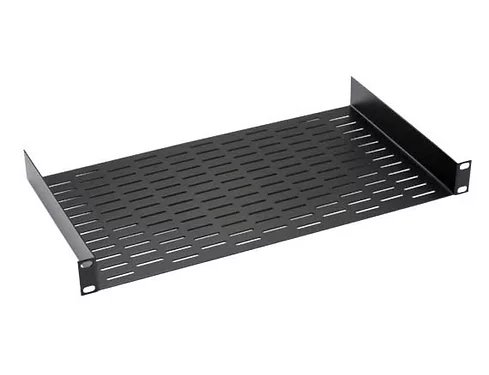 SANUS 1U Rack Shelf Vented BLACK