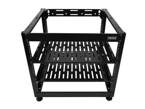 SANUS 10U Stackable Skeleton Rack BLACK