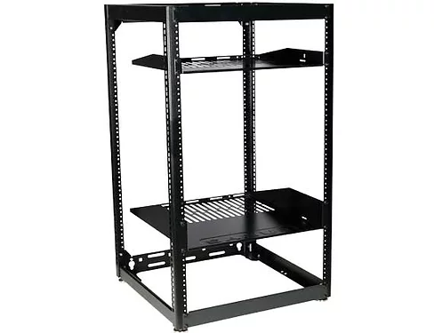 SANUS 20U Stackable Skeleton Rack BLACK