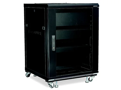 SANUS 15U Component Series 34" Tall AV Rack (H:870 W:600 D:600) BLACK