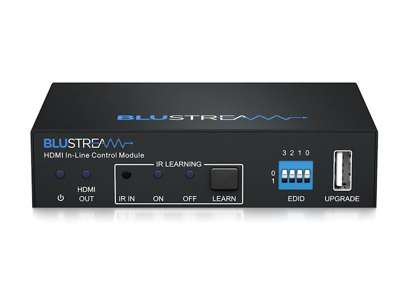 Blustream HDMI In-line controller with IR, RS-232, CEC and Signal Sensing
