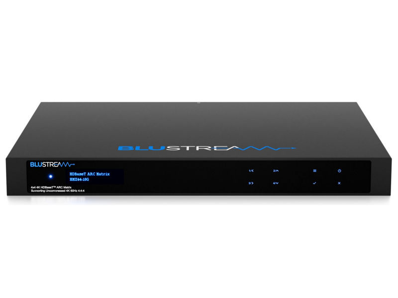 Blustream 4x4 HDBaseT3™ AV Matrix Kit100m  uncompressed, unconverted HDMI 2.0 4K 60Hz