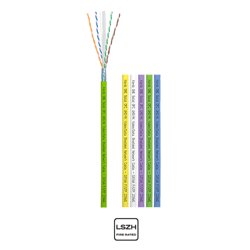 Kordz CAT6A LSZH *GREEN* (152.5M) 4 Pair F/UTP
