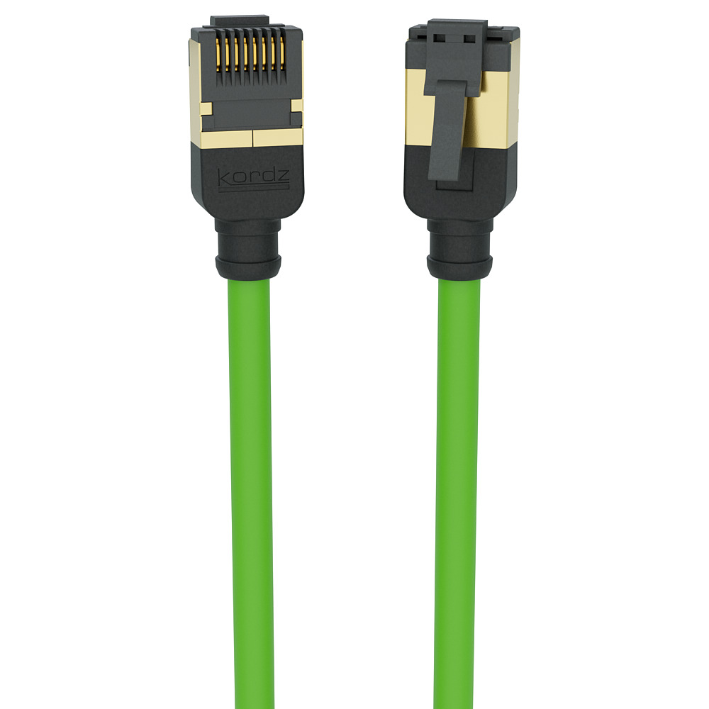 Kordz PRS Slim Profile CAT6A Patch *GREEN* (0.15M) Foil Bag