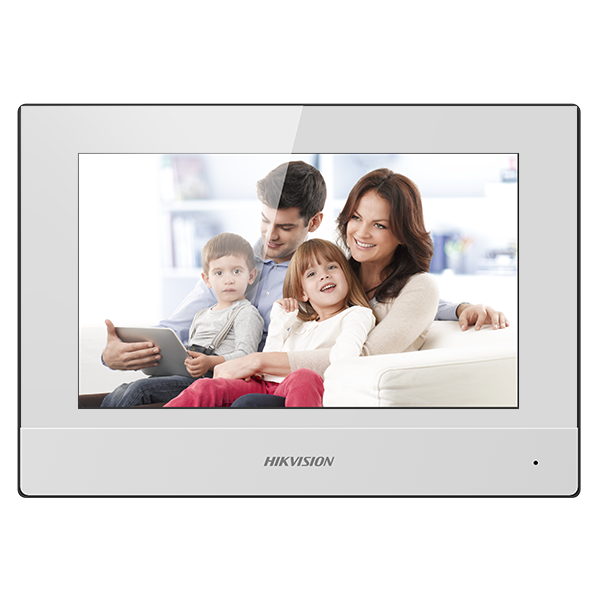 HikVision Video Intercom Indoor Station with 7" Touch Screen *WHITE*