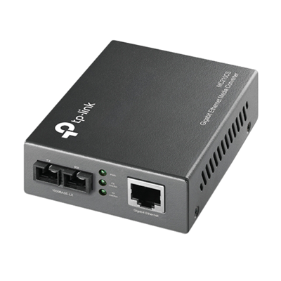 TP Link MC210CS Gigabit Single Mode Media Converter (SC Connector)