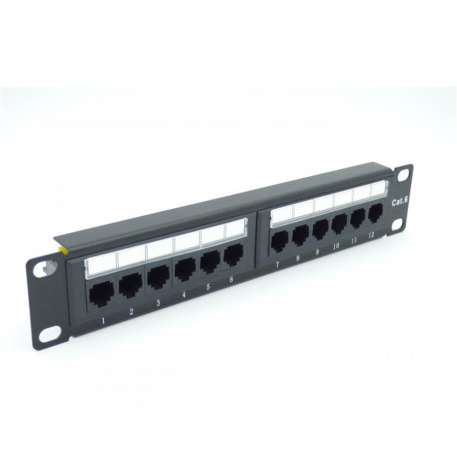 AllRack Soho 12-Port CAT6 Patch Panel