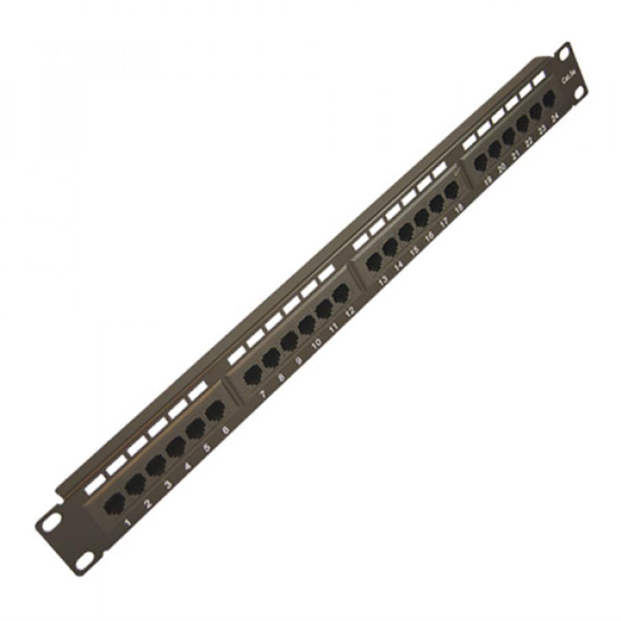 AllRack 24-Port CAT5e Patch Panel (IDC Termination)