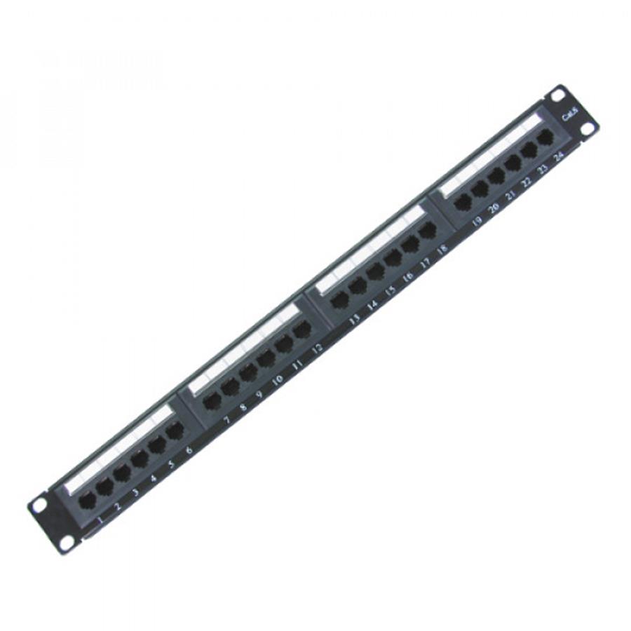 AllRack 24-Port CAT6 Patch Panel  (IDC Termination)