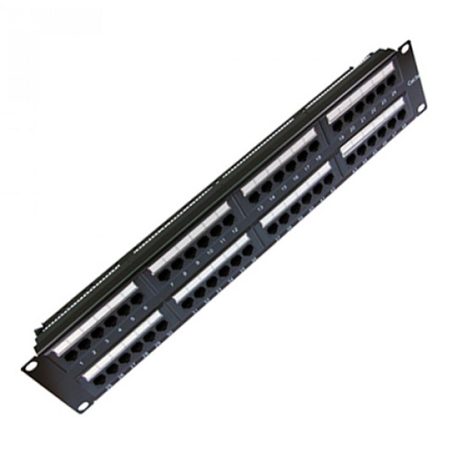 AllRack 48-Port CAT6 Patch Panel (IDC Termination)