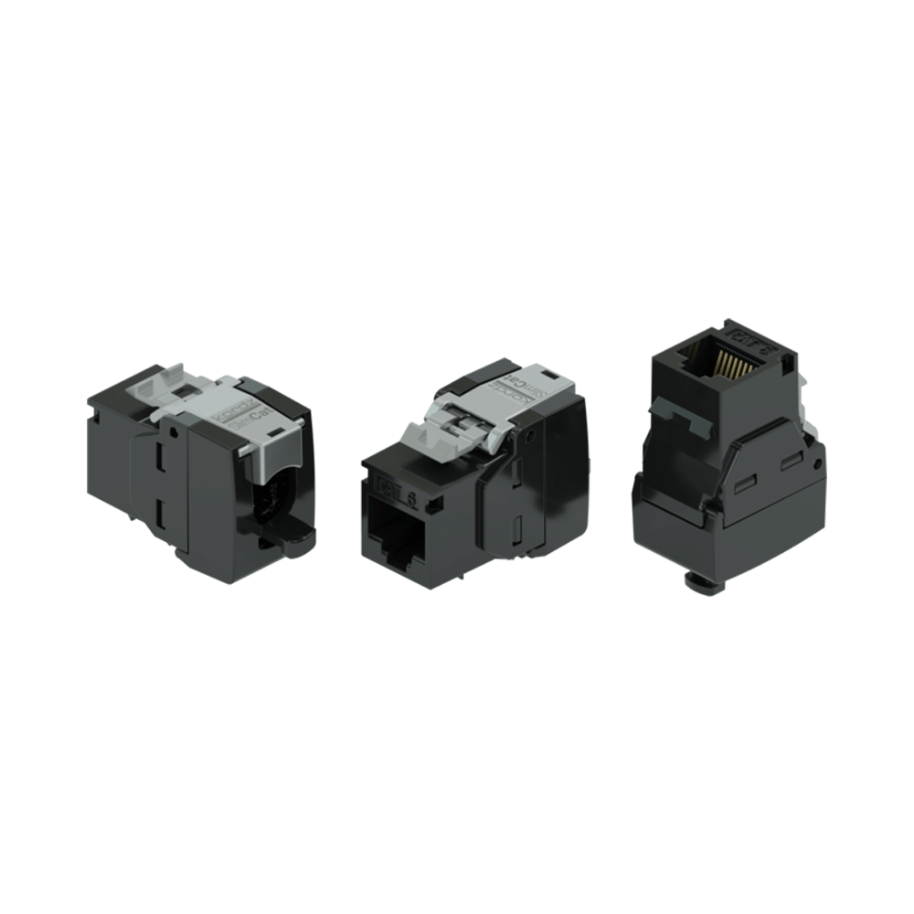 PRO SlimCat keystone RJ45 socket Category 6 toolless unshielded (box of 12)