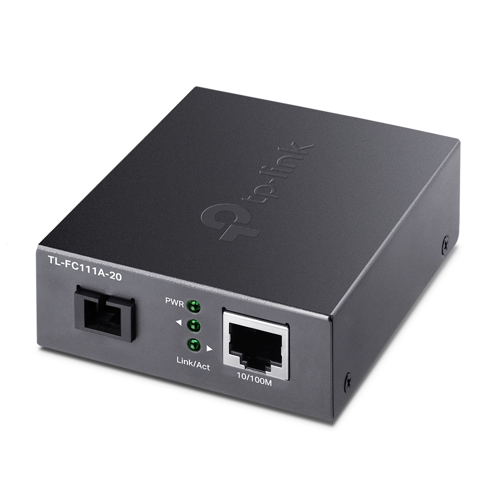 TP Link FC111A-20 Fibre Single-Mode Media Converter (SC UPC Connector)