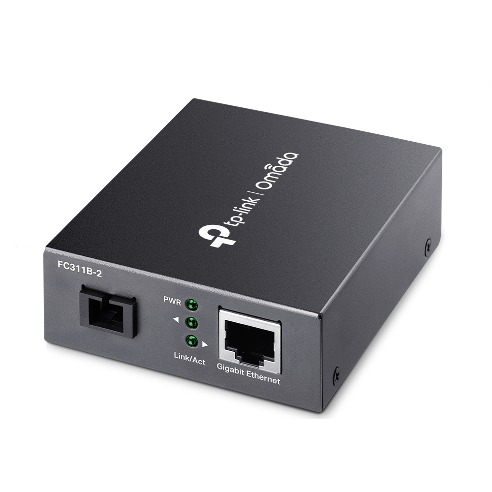 TP Link FC311B-2 Omada Gigabit WDM Media Converter
