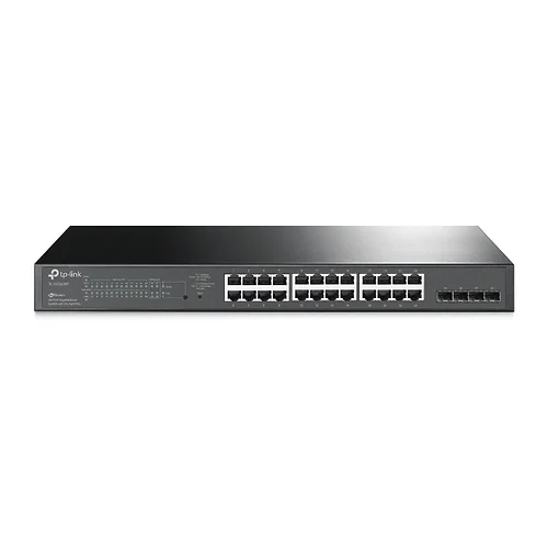 TP Link SG2428P JetStream 28-Port Gigabit Smart PoE Switch with 24-Port PoE+ 180W