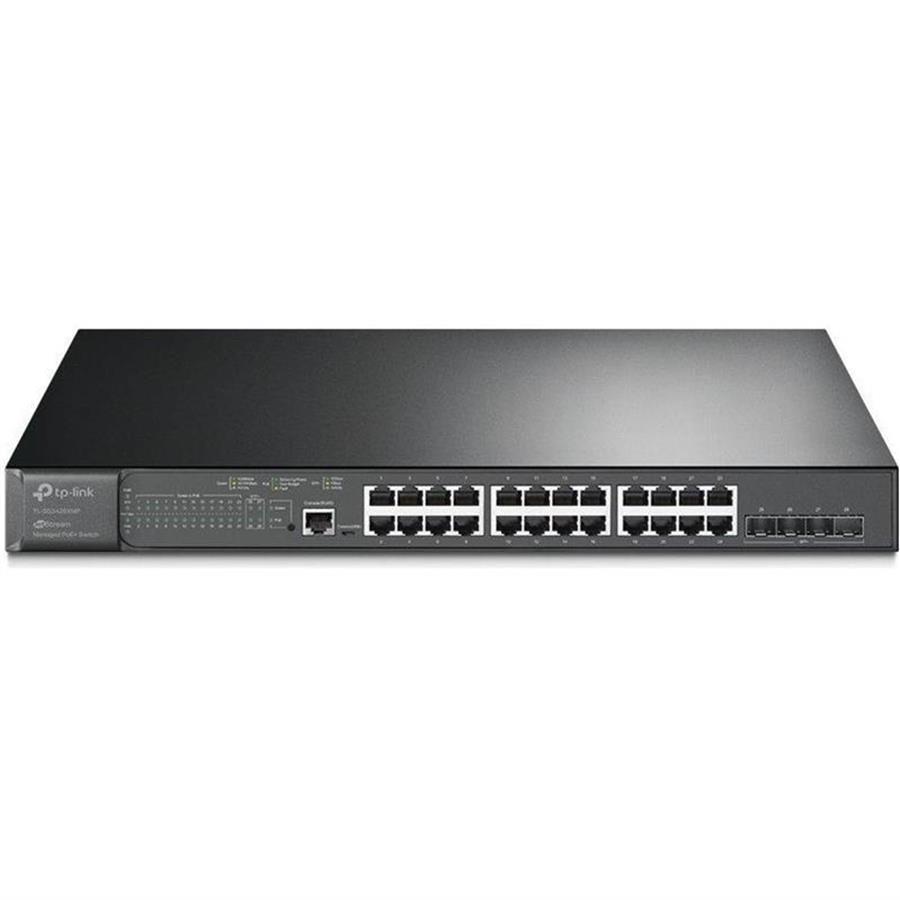TP Link SG3428XMP Omada 24-Port Gigabit and 4-Port SFP+ L2+ Managed Switch with