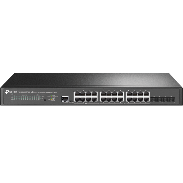 TP Link SG3428XPP-M2 Omada 24-Port 2.5G & 4-Port SFP+ L2+ Managed Switch with