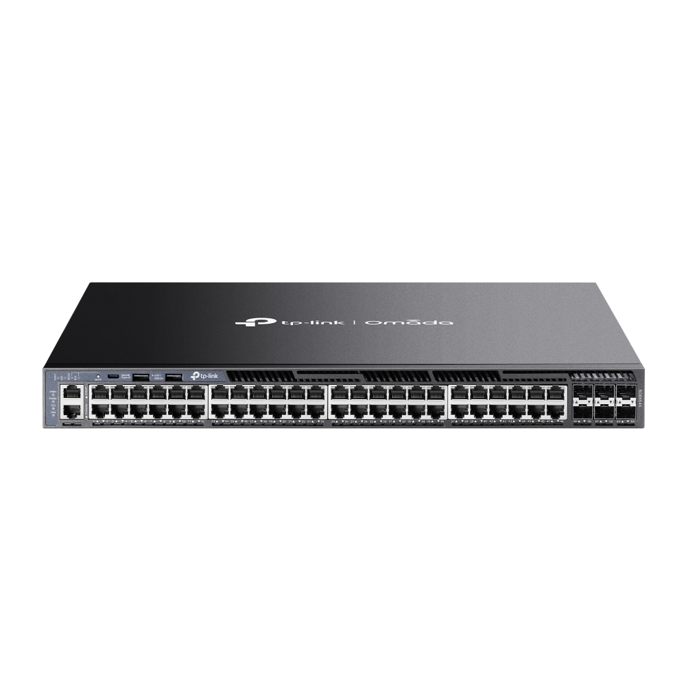TP Link SG6654X Omada 48-Port Gigabit Stackable L3 Managed Switch with 6-Port