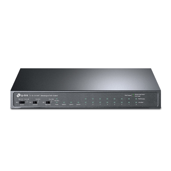 TP Link SL1311MP 8-Port 10/100Mbps Desktop Switch with 8-Port PoE+ 65W