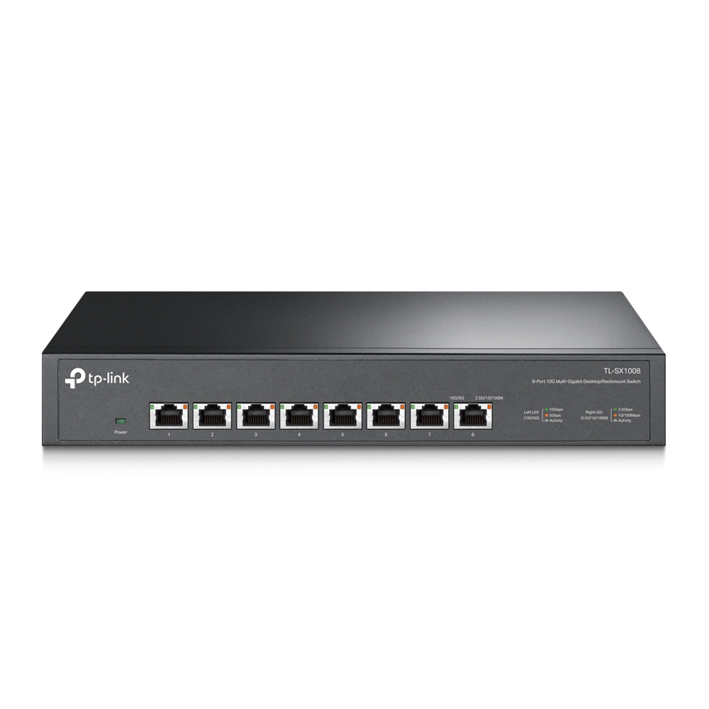 TP Link SX1008 8-Port 10Gbe Desktop Network Switch