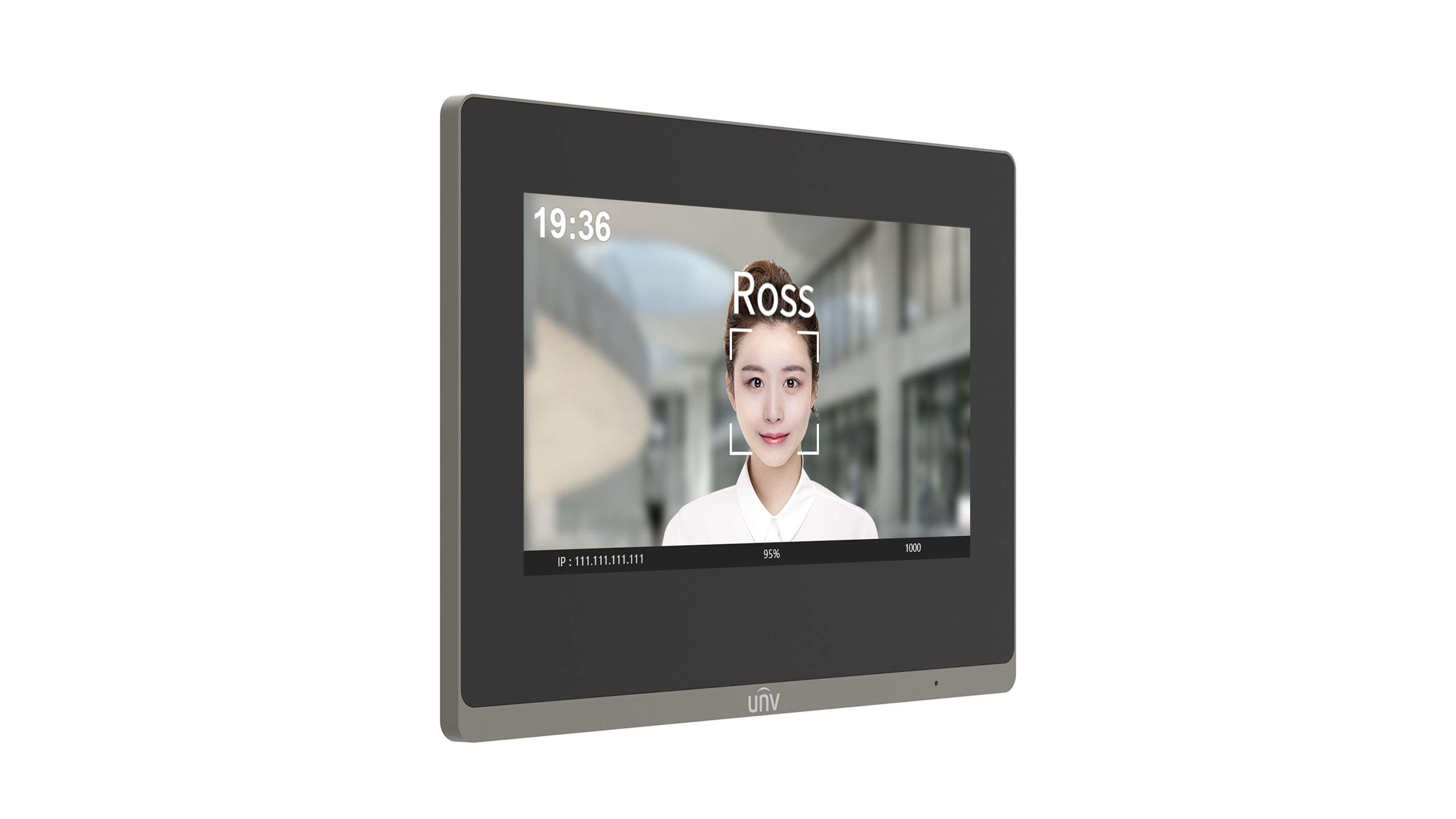 UNV UV-OEI-372S-H-W 7" Touchscreen Intercom Indoor Station