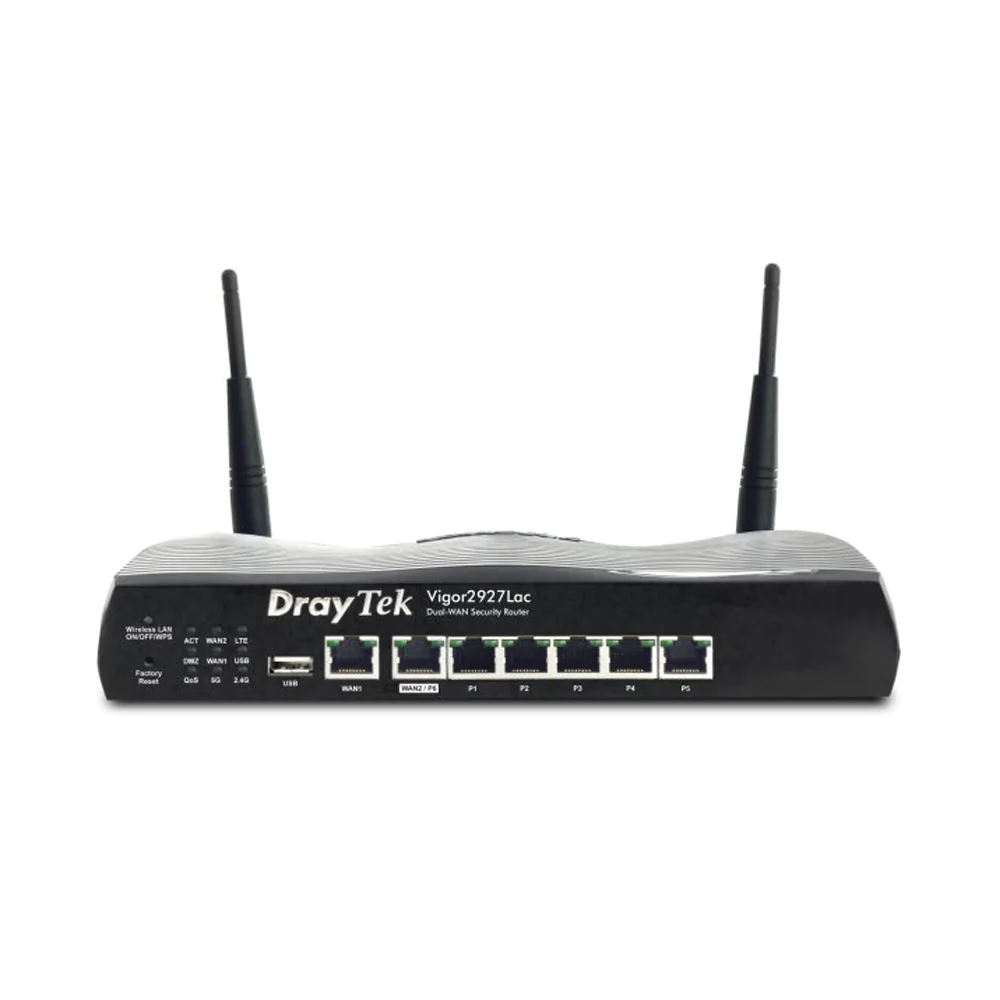 DrayTek Vigor V2927LAC K Router Dual WAN 4G LTE Modem