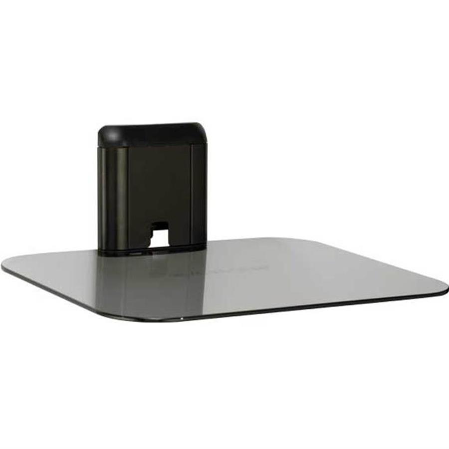 SANUS Single Accessory Glass Shelf BLACK