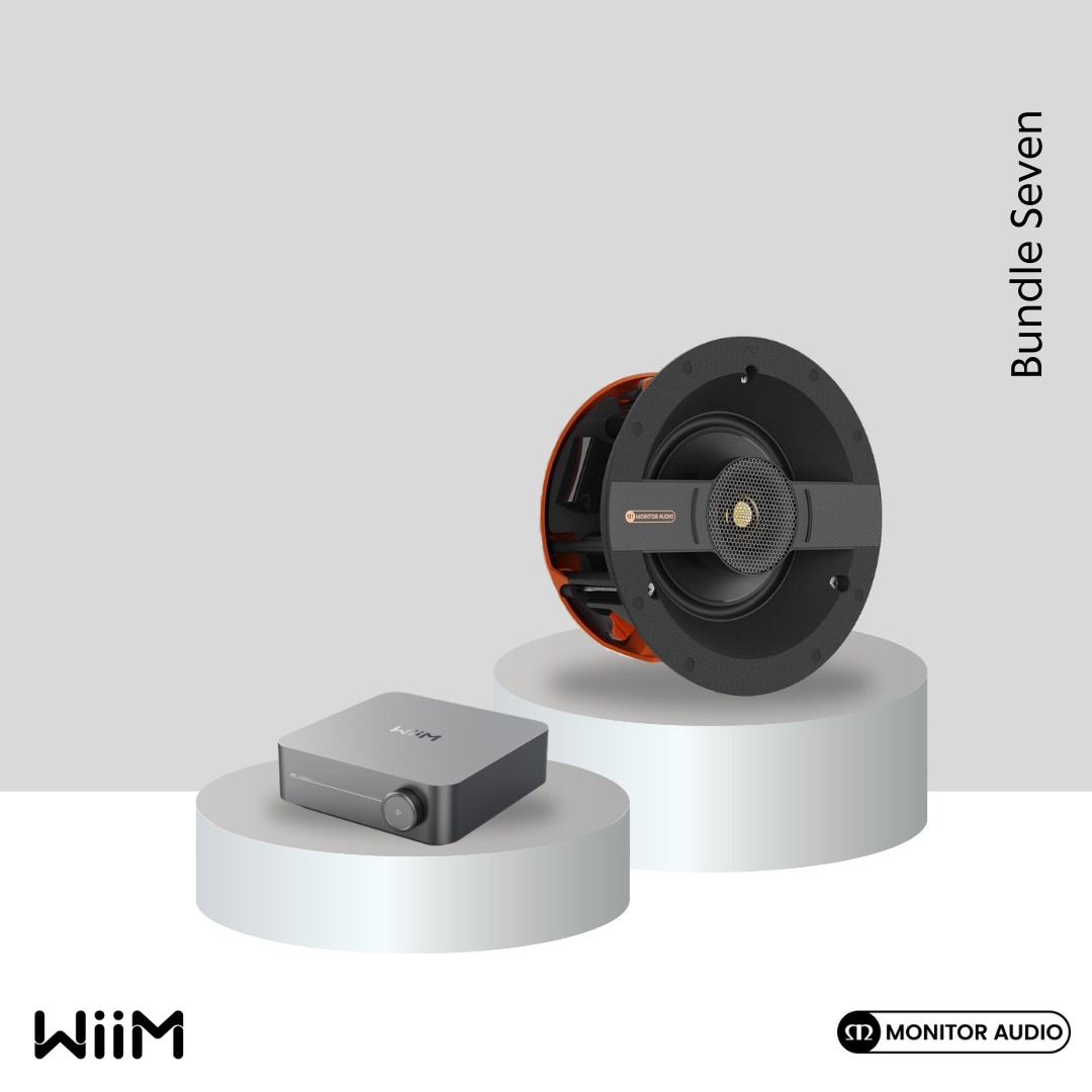 WiiM Bundle Deal 7: C1S x 2 - WiiM Amp Grey