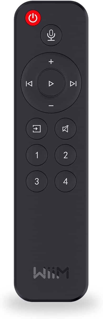 WiiM Voice Remote for WiiM Mini and Pro Audio Streamer